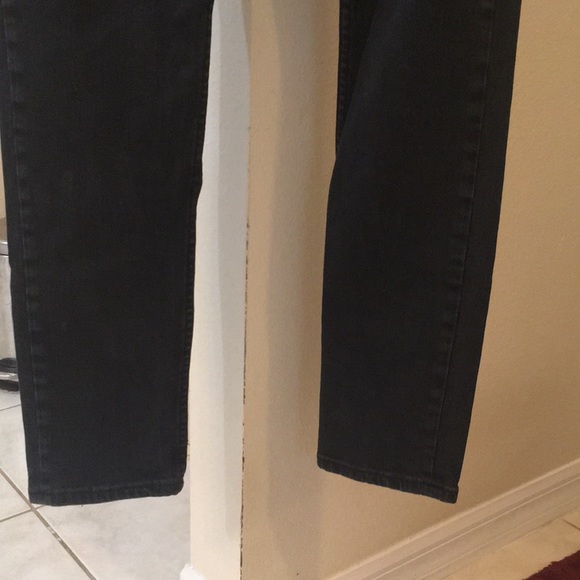 Men's Black Slim-Fit Jeans - Picture 2 of 5